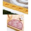 Household Outdoor/Indoor Doormats Antiskid Entrance Mat Bathroom Carpet Semicircle, Kapok