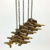 Retro Fish Wind Chime Bell Home Hanging Decor Cast Iron Windchime Door Bell for Shop