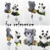 Koala Wind Chime Outdoor Balcony Bedroom Wind Bells Pendant Wind Chimes for Kids