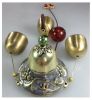 Indoor/Outdoor Decor Golden Sunflowers Hook Bronze Wind chime/ Doorbell