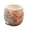 South Korea Painted Flowerpot Manual Fleshy Flower Pot--Round Basin