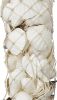 White Seashells in Abaca Sock 16"